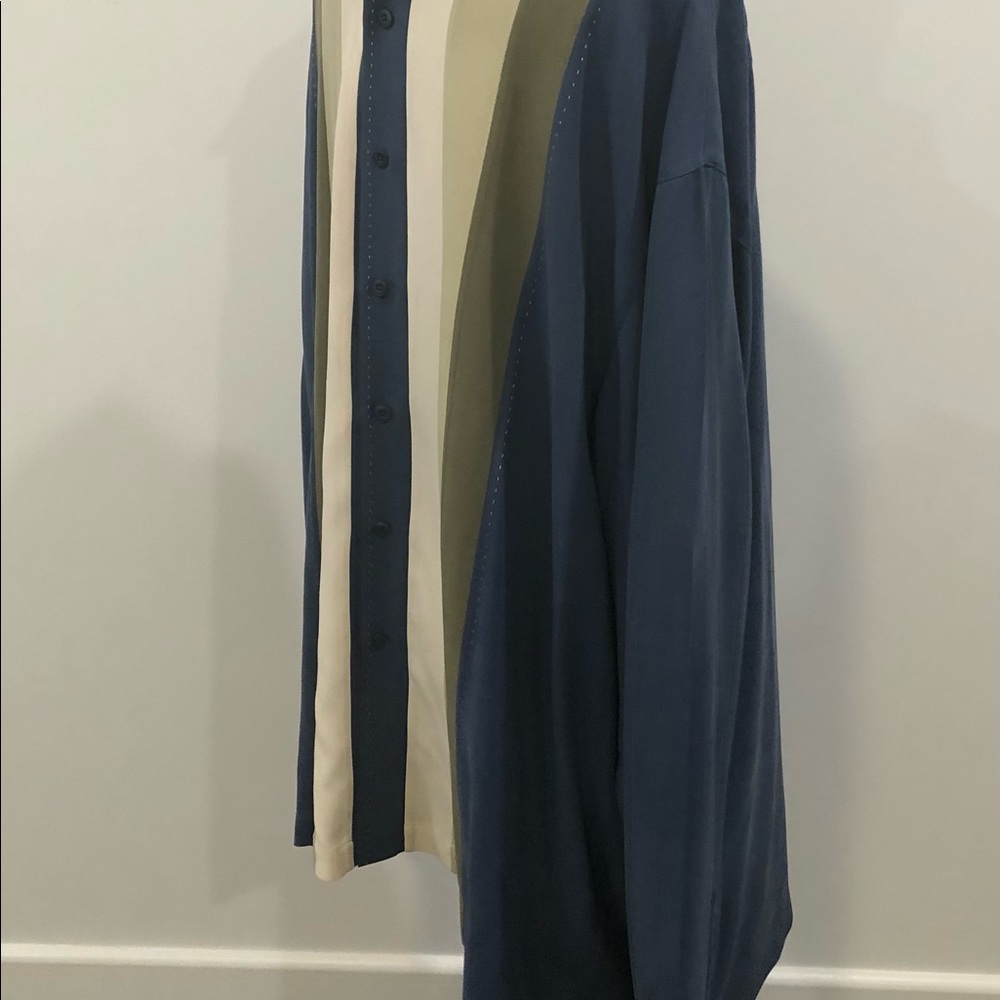 Vintage Nat Nast Striped Silk Shirt - Picture 3 of 5